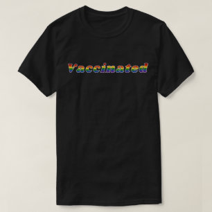 T-shirt PARTIES SCINTILLANT LGBT Vacciné contre la fierté