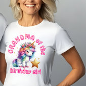 T-shirt Parties scintillant licorne magique filles âge ann