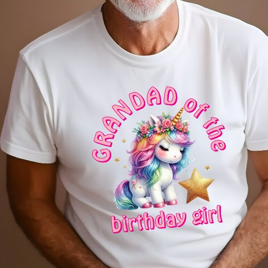 T-shirt Parties scintillant licorne magique filles anniver