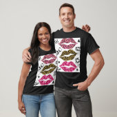 T-shirt Parties scintillant Lips : Empreinte de léopard à (Unisexe)