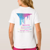t-shirt parties scintillant magique Unicorn (Dos)