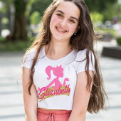 T-shirt Parties scintillant rose mignonne brillant Girlish