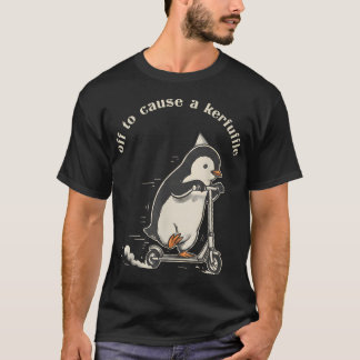 T-shirt Partir pour causer une agitation drôle de manège d