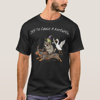 T-shirt Partir pour causer une pagaille grenouille raton l
