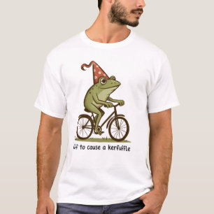 T-shirt Partir pour causer une pagaille Grenouille Sarcast