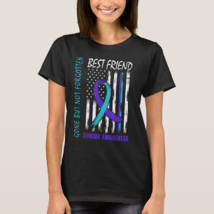 T-shirt Partis Mais Pas Oublié Meilleur Ami Amitié Suicide