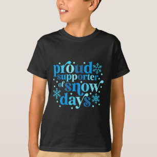 T-shirt Partisan Fier de Journées de Neige Noël Enseignant