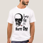 T-shirt partons la brûlure une (Devant)