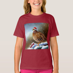 T-shirt Partridge de Noël 2