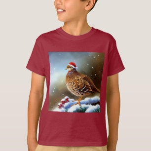 T-shirt Partridge de Noël 2