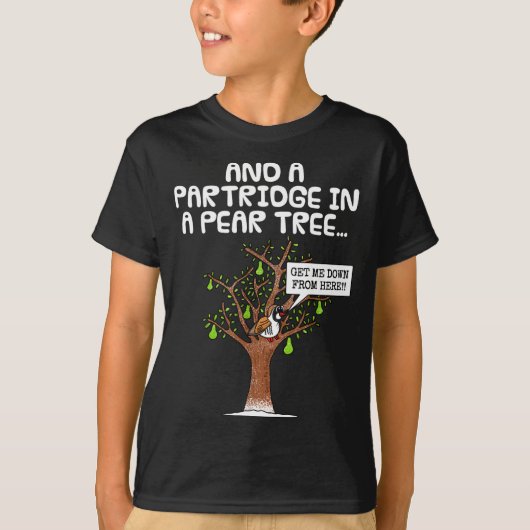 T-shirt Partridge In A Pear Tree, Christmas Carol Singing (Devant)