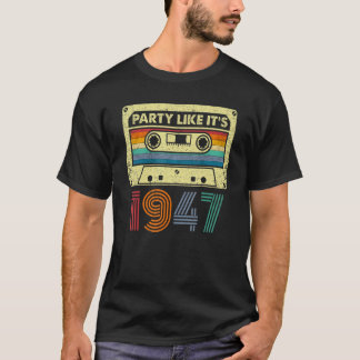 T-shirt Party Like It's 1947 Retro les années 70 Party Out