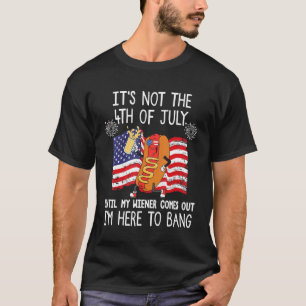 T-shirt Party Usa Ce n'est pas le 4 juillet jusqu'à mon Wi