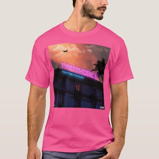 T-shirt Partymoblie à proximité (Devant)