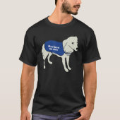 T-shirt Pas Aimable Sur Les Hommes Chien Portant Une Veste (Devant)