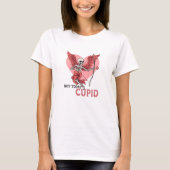 T-shirt Pas Aujourd'Hui Chemise Cupide, Anti Valentine (Devant)