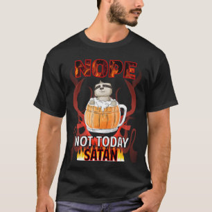 T-shirt Pas aujourd'hui Satan Paresse 22