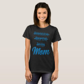 T-shirt Pas biologique Adoptive Foster Juste Maman Pour Le (Devant entier)