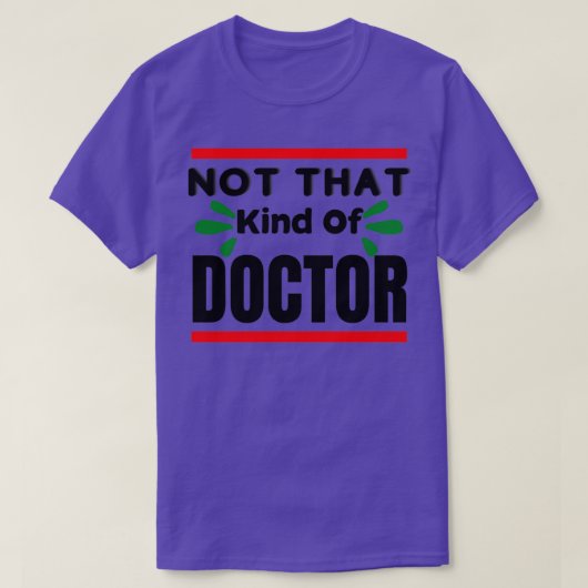 T-shirt Pas ce genre de médecin essentiel 2 (Design devant)