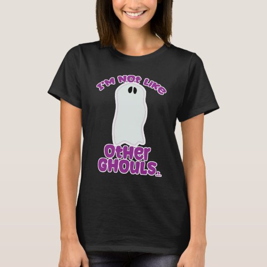 T-shirt Pas comme les autres gouls Halloween amusant Toon (Devant)