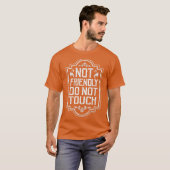 T-shirt Pas convivial Ne Touchez pas (Devant entier)