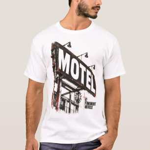 T-shirt PAS D'ADRESSE — Graphique de l'enseigne de motel e