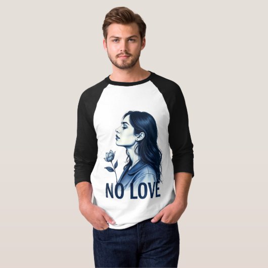 T-shirt Pas d'amour (Devant entier)