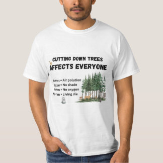 T-shirt Pas d'arbres = Pas d'oxygène