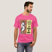 T-shirt Pas d'argent, pas de miel (Devant entier)