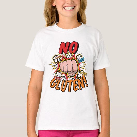 T-shirt Pas de bande dessinée gluten (Devant)