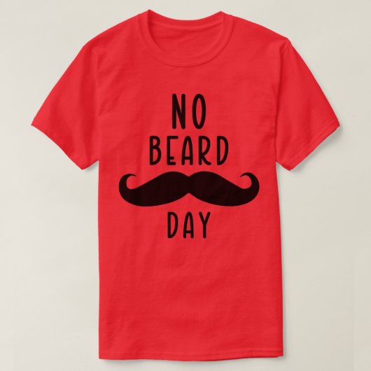 T-shirt Pas de barbe jour 4 (Design devant)