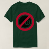 T-shirt Pas de billard (Design devant)