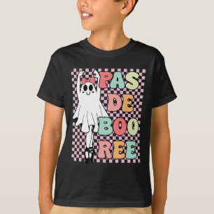 T-shirt Pas De Boo-ree Funny Vintage Retro Style les année