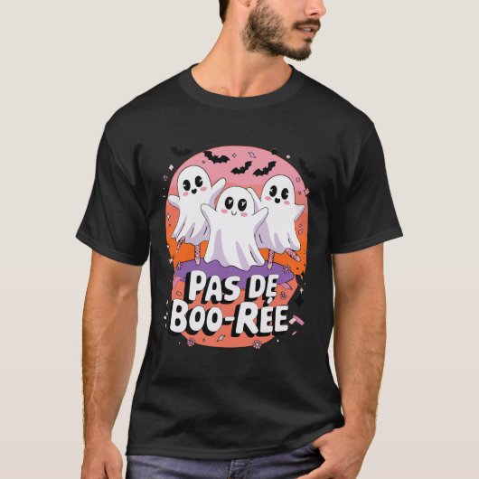 T-shirt Pas De Boo-rée Ghost Ballet Danse Professeur Funny (Devant)