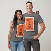 T-shirt Pas de café nécessaire - juste du code et des conv (Unisexe)