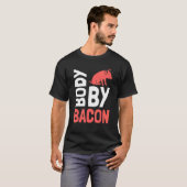 T-shirt Pas De Carbe Corps Par Bacon Ketogénique Diet 7 (Devant entier)