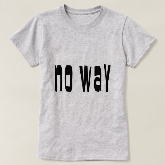 T-shirt Pas de chemin (Design devant)