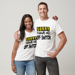 T-shirt Pas De Chemises De Lumière D'Interrupteur