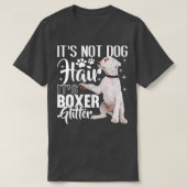 T-shirt Pas de Cheveux de chien sa Parties scintillant Box (Design devant)
