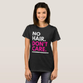 T-shirt Pas de cheveux rose (Devant entier)