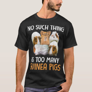 T-shirt Pas De Choses Comme Beaucoup De Cochons De Guinée 