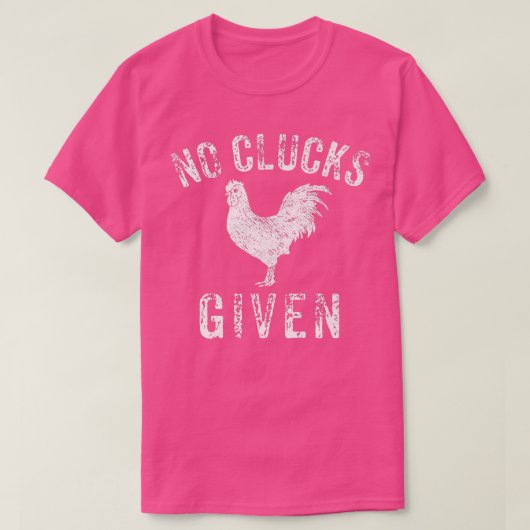 T-shirt Pas De Clucs Donné Drôle Poulet (Design devant)