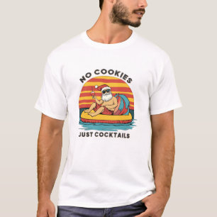 T-shirt Pas de cookies Cocktails