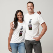 T-shirt Pas de crabe Pas de panneau de pêche Mouette de me (Unisexe)
