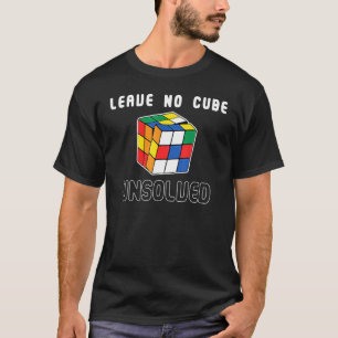 T-shirt Pas de cube Cuber Speed Cuber non résolu