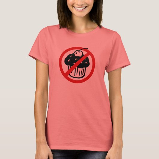 T-shirt Pas de Cupcakes (Devant)