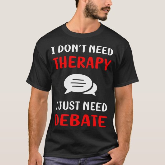 T-shirt Pas de débat thérapeutique (Devant)