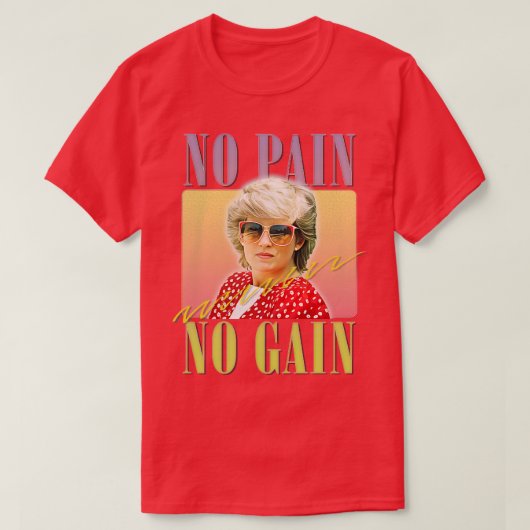T-shirt Pas de douleur ni gain (Design devant)