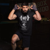 T-shirt Pas de douleur, pas de gain Haltère Motiv
