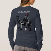 T-shirt Pas de douleur. Pas de pouls (Dos)